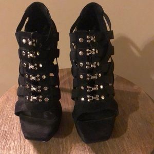 JESSICA SIMPSON -Black stiletto high heels